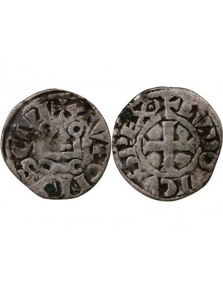 Louis VIII Denier Tournois Billon 1223-1245