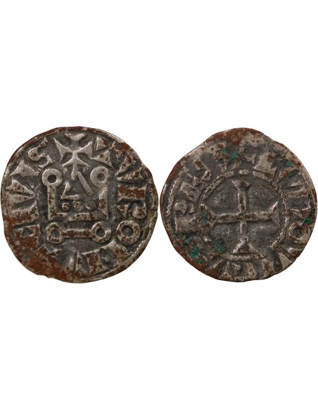 LOUIS IX, dit SAINT LOUIS - DENIER TOURNOIS 1240 / 1270﻿