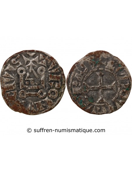 LOUIS IX, dit SAINT LOUIS - DENIER TOURNOIS 1240 / 1270﻿