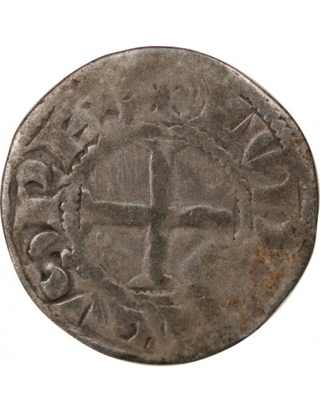 Louis IX dit Saint-Louis Denier Tournois Billon 1240-1270