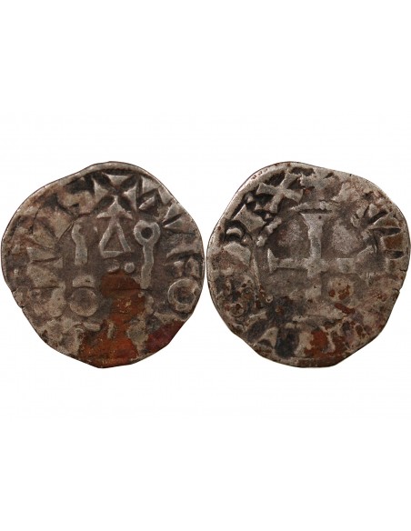 Louis IX dit Saint-Louis Denier Tournois Billon 1240-1270