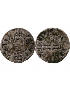 1 denier Argent XIIe siècle E Tours 2