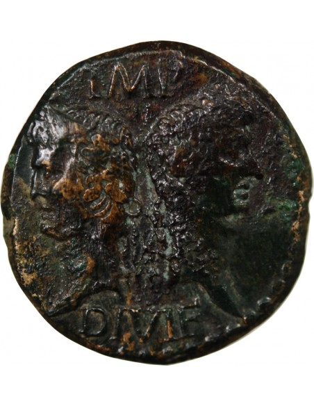 Rome - Provinces Agrippa 1 dupondius Bronze 29 AV JC - 10 Nîmes