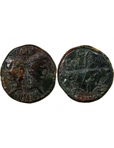 Rome - Provinces Agrippa Dupondius Bronze 29 AV JC - 10 Nîmes