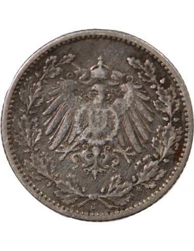 Allemagne Guillaume II de Wurtemberg 01-févr mark Argent 1905 J Hamburg