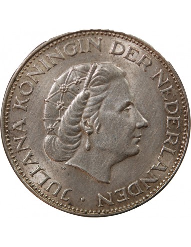 Pays-Bas Juliana 2,5 gulden Argent 1960