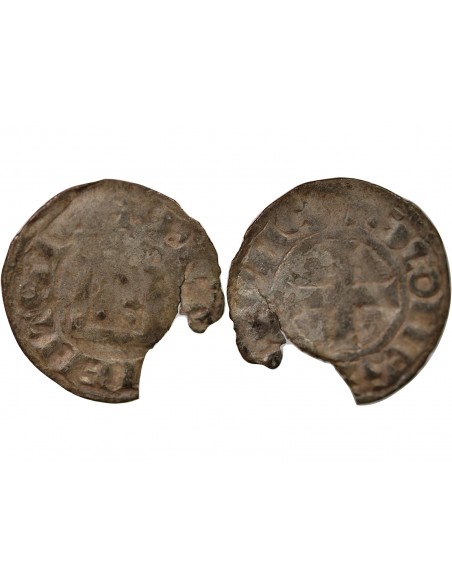 COMTÉ DU POITOU, ALPHONSE DE POITIERS – DENIER 1241/1271