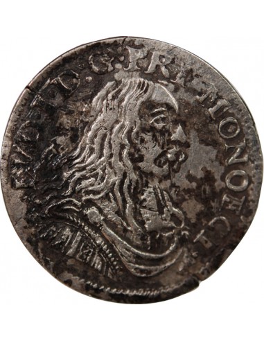 Monaco Louis Ier de Monaco 1/12 ecu Argent 1662