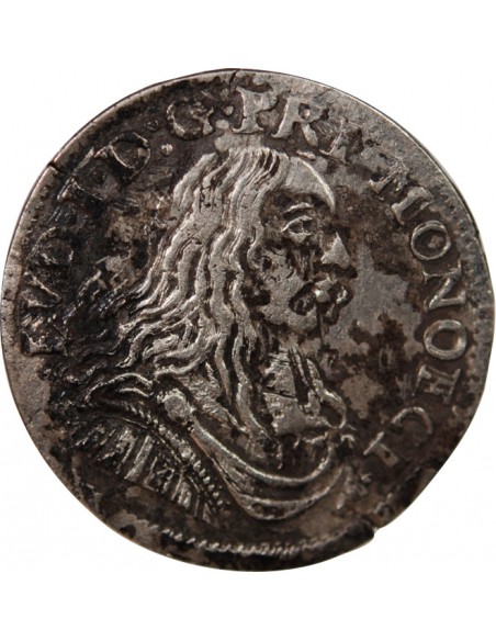 Monaco Louis Ier de Monaco 1/12 ecu Argent 1662