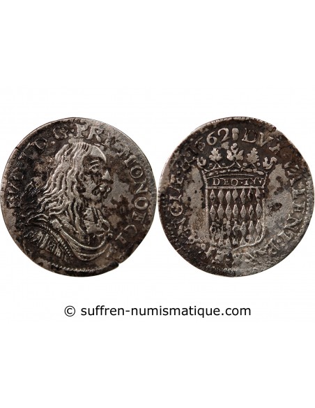 Monaco Louis Ier de Monaco 1/12 ecu Argent 1662