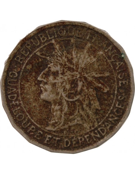 GUADELOUPE - 50 CENTIMES 1921