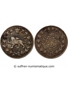 PERSE, QAJAR - 1000 DINARS ARGENT 1296 (1879)