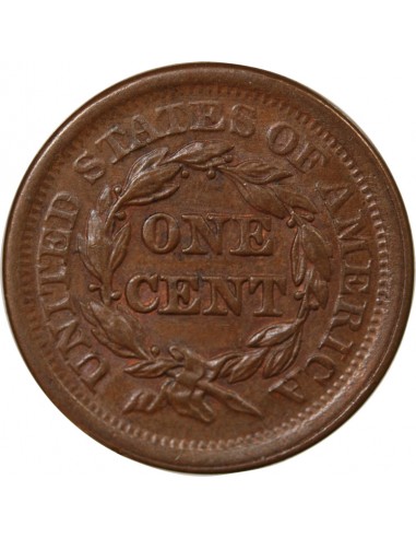 USA 1 cent Cuivre 1851 Philadelphie