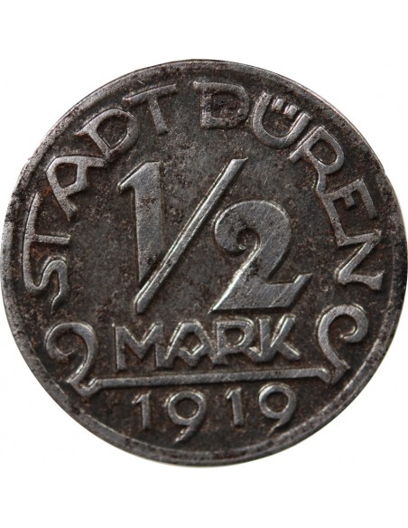 Allemagne 01-févr mark Fer 1919 Düren