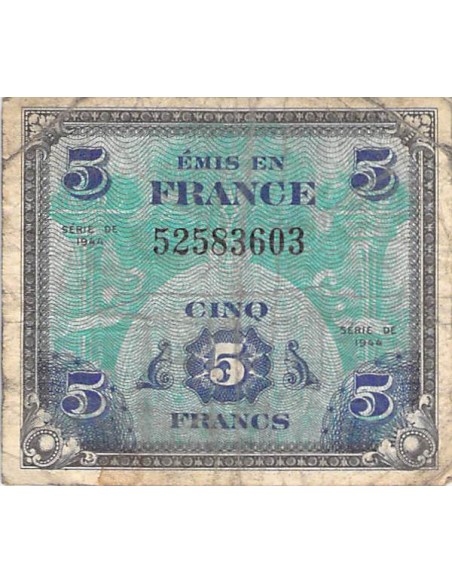 5 francs 1944