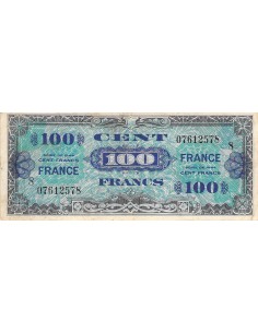 IMPRESSION AMERICAINE, FRANCE - 100 FRANCS 1944 SERIE 8 2