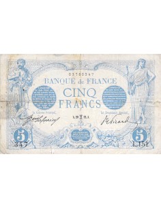 5 francs 1912 2
