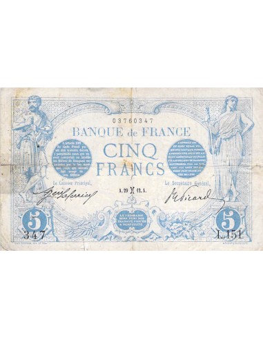 5 francs 1912