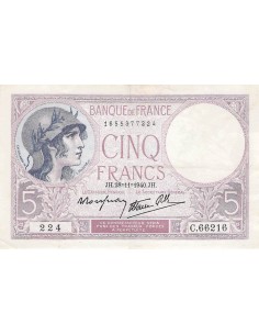5 Francs 1940 2