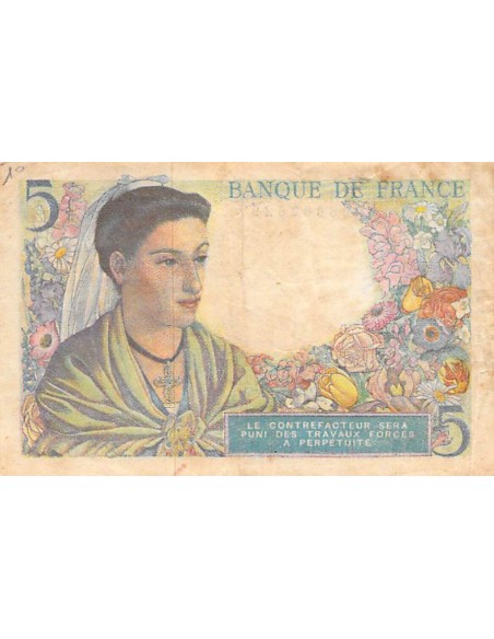 5 francs 1943