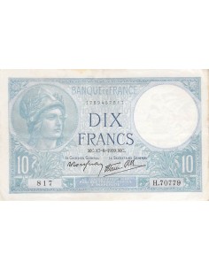 France, Minerve - 10 Francs 17/08/1939 10 francs 1939 2