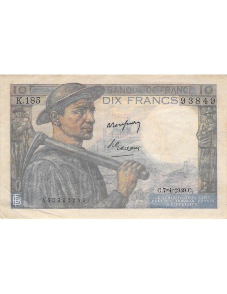 10 francs 1949