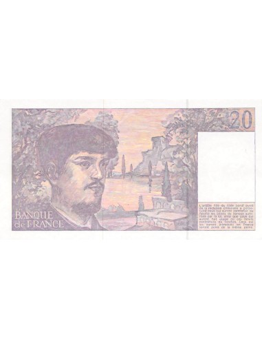 FRANCE, DEBUSSY - 20 FRANCS 1992