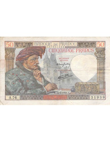 50 francs 1941