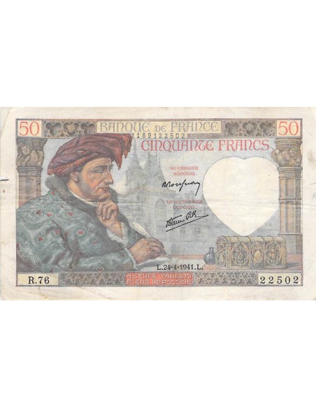 50 francs 1941