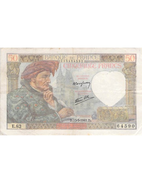 50 francs 1941