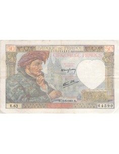 50 francs 1941 2