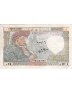 50 Francs 1941 2