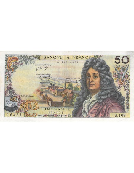 FRANCE, RACINE - 50 FRANCS 05/11/1970