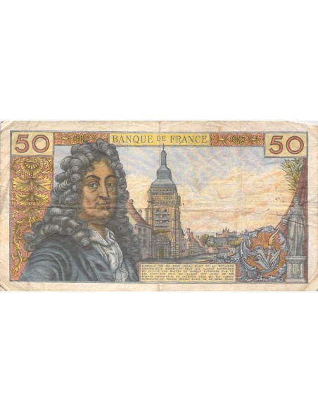 FRANCE, RACINE - 50 FRANCS 06/03/1975