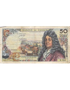FRANCE, RACINE - 50 FRANCS 06/03/1975 2