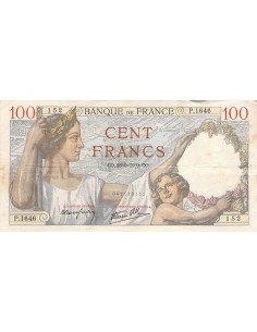 100 francs 1939