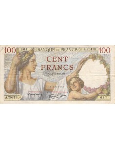 France, Sully - 100 Francs 03/04/1941 100 francs 1941