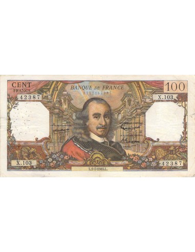 100 Francs 1965
