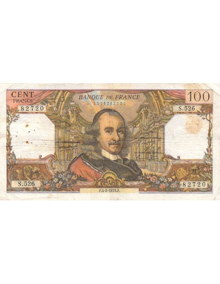 100 Francs 1971