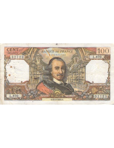 100 Francs 1975