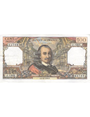 100 francs 1978