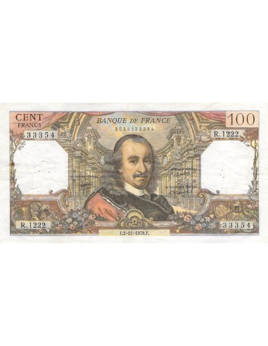 FRANCE, CORNEILLE - 100 FRANCS 02/11/1978
