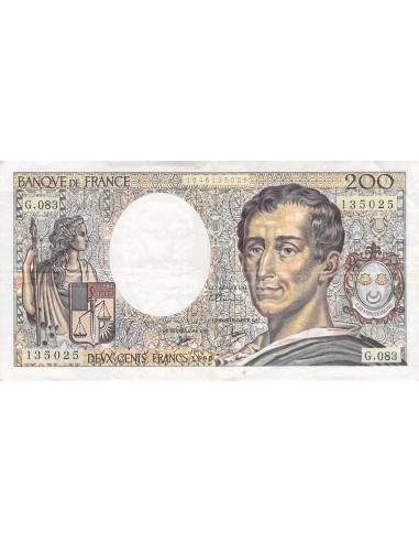 200 francs 1990