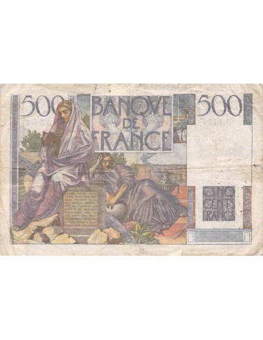 France, Chateaubriand - 500 Francs 04/09/1952 500 francs 1952