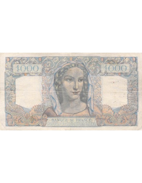 1000 francs 1945