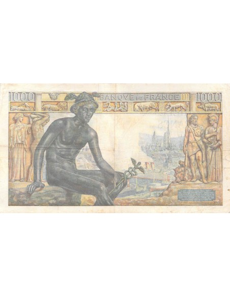 FRANCE, DEMETER - 1000 FRANCS 24/09/1942
