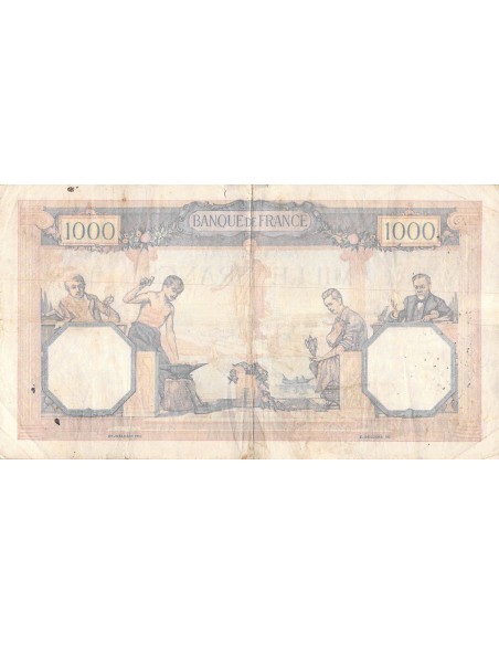 1000 Francs 1927