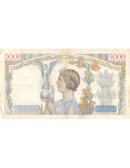 FRANCE, VICTOIRE - 5000 FRANCS 09/10/1941