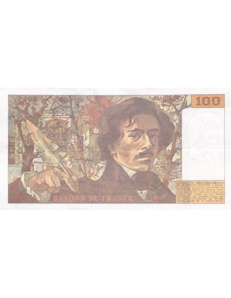 100 Francs 1991