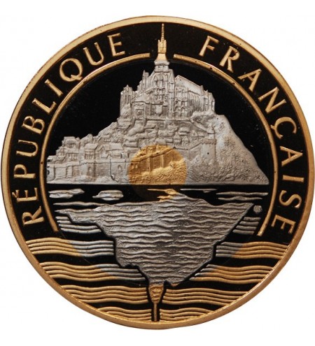 MONT SAINT MICHEL - 20 FRANCS OR 1992 "Frappe BE"